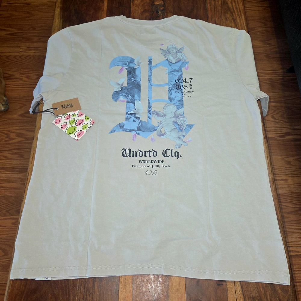 Highly UNDRTD (Under Rated) Gray Graphic Men's Shirt